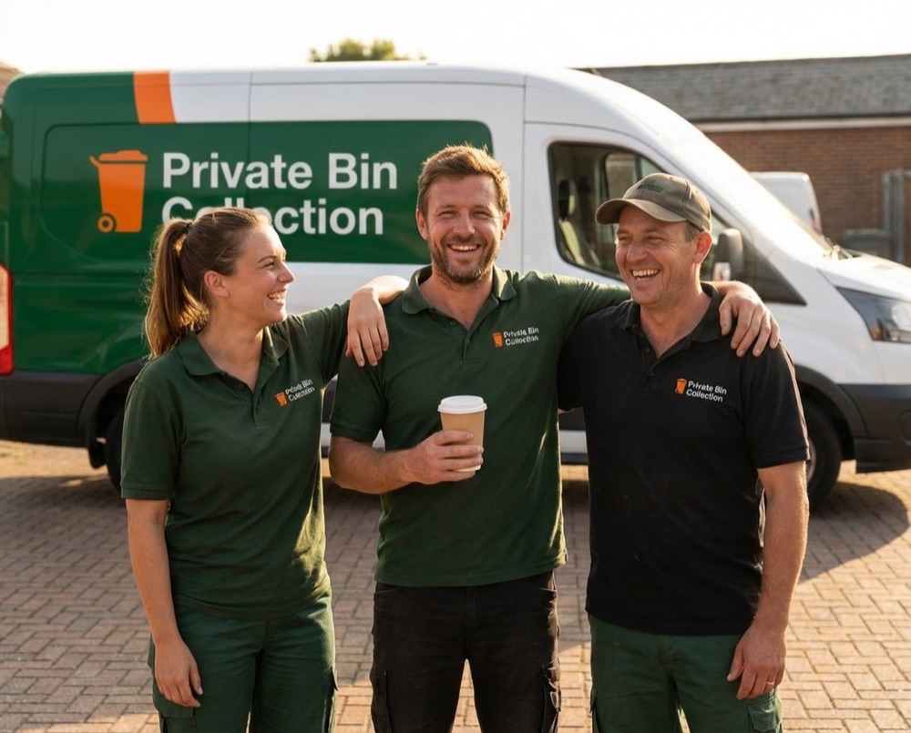 Local private bin collection team serving Goring-by-Sea, West Sussex